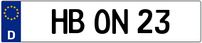 Truck License Plate